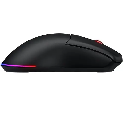 Миша бездротова Hator Pulsar 3, Black, Bluetooth / USB 2.4 GHz / USB, оптична (сенсор PixArt PMW 3311), 12000 dpi, 35G, RGB підсвічування, перемикачі HATOR Optical 100M / Kailh 3M, акумулятор 600 mAh (HTM630) - фото 4