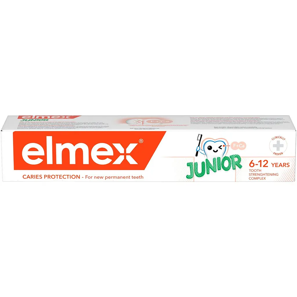 Зубная паста Elmex Junior Toothpaste 75 мл - фото 3