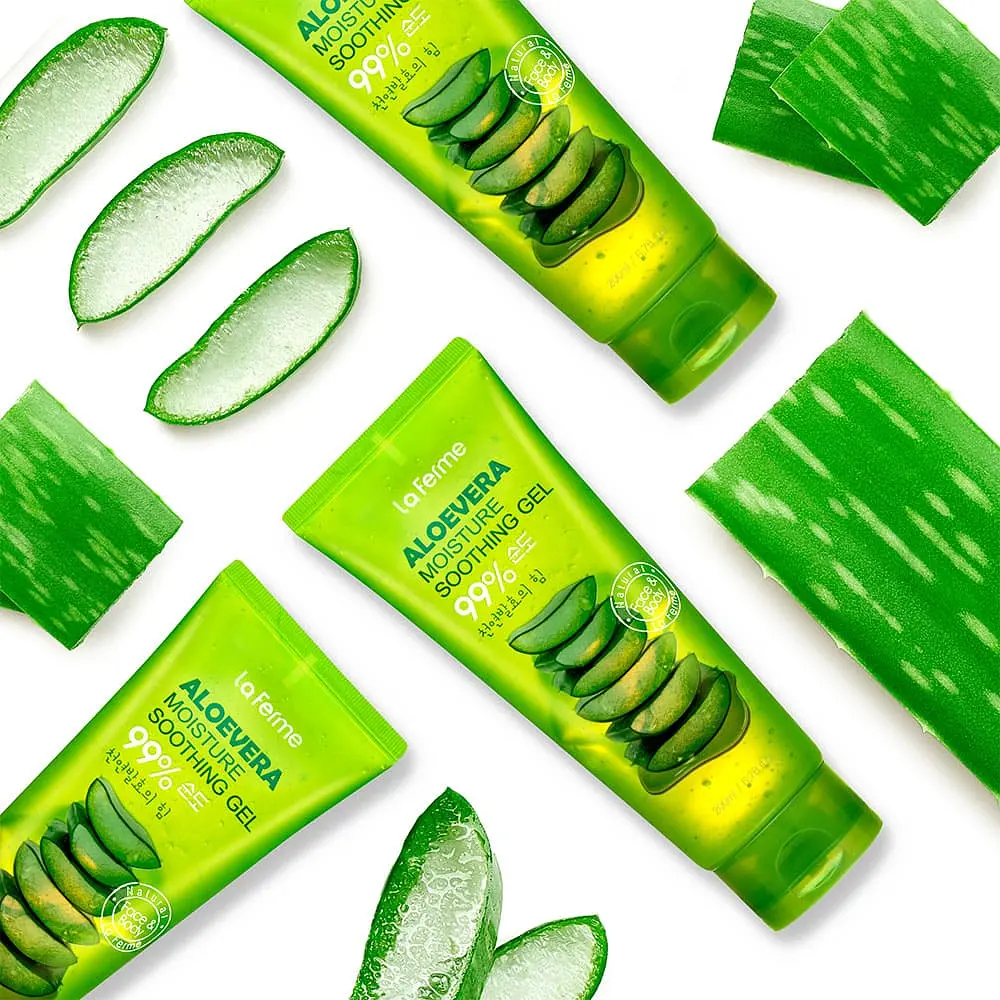 Гель для обличчя та тіла FarmStay La Ferme Aloevera Moisture Soothing Gel 200 мл - фото 3