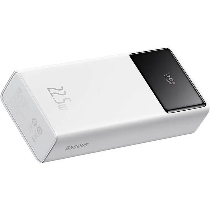 Зовнішній акумулятор (Power Bank) Baseus Star Lord Display 22.5W 30000 mAh White (PPXJ060102) - фото 4