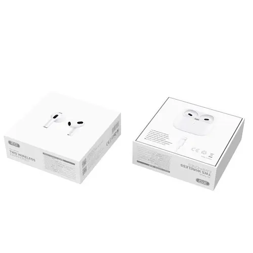Навушники бездротові XO T4 Pods bluetooth headset білі - фото 4