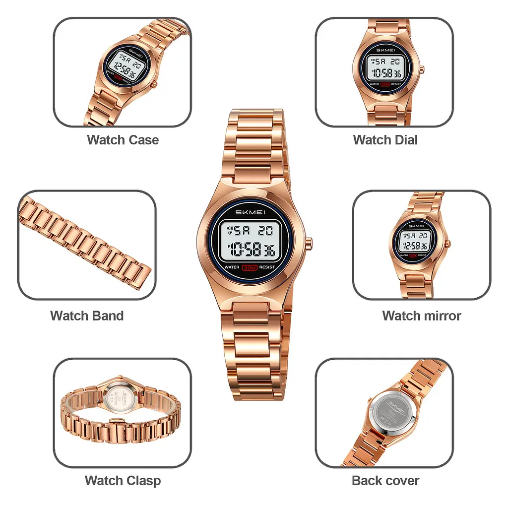 Годинник Skmei Vibe RoseGold - фото 7