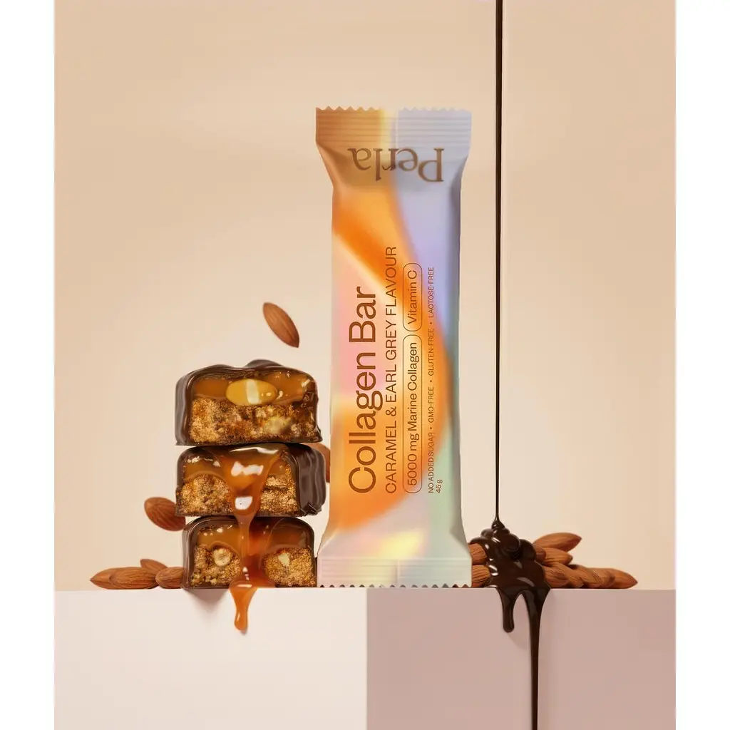 Набір батончиків Perla Helsa Box Collagen Bar 45 г 10 шт. - фото 2