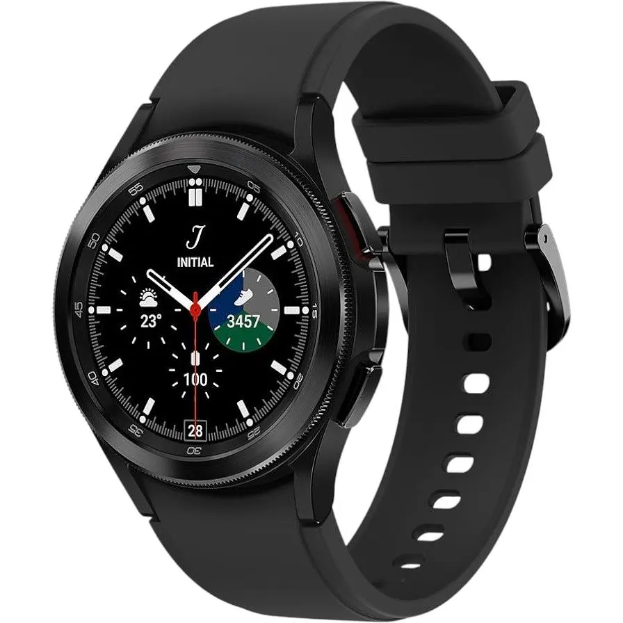 Смарт-годинник Samsung Galaxy Watch 4 Classic 42mm (R880) Black (SM-R880ZKASEK) (Grade C) Seller Refurbished - фото 2