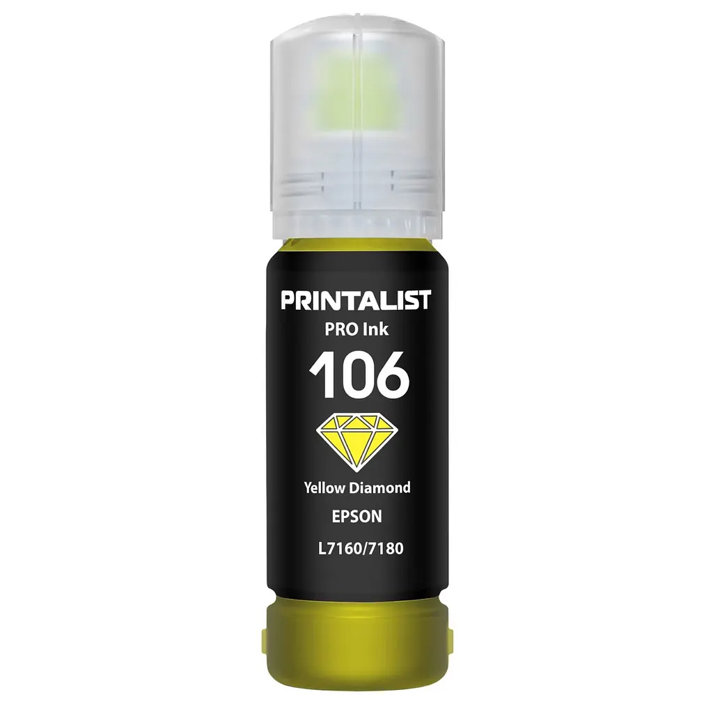 Чорнило PRINTALIST 105 для Epson L7160/7180 70г Yellow водорозчинне (PL106Y) - фото 5