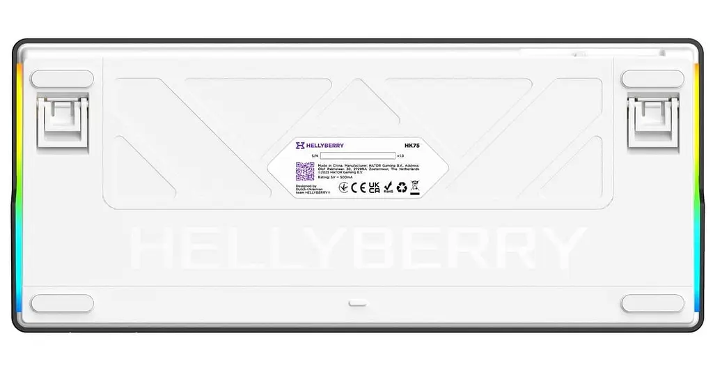Клавіатура HATOR Hellyberry HK75 White-Violet (HK75) - фото 7