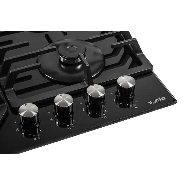 Варильна поверхня Ventolux HSF640-W3G CESBT газова BK - фото 3