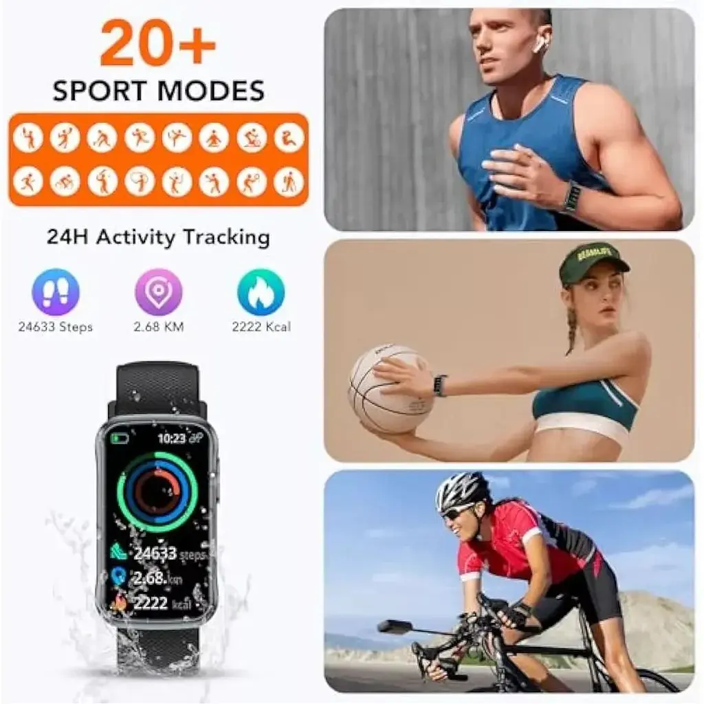 Розумний годинник Timu Fitness Tracker із серцевим ритмом 24/7 - фото 4