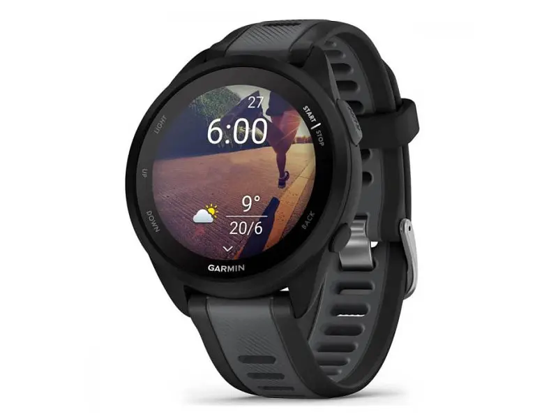 Смарт-годинник Garmin Forerunner 165 Black/Slate Gray (010-02863-20)