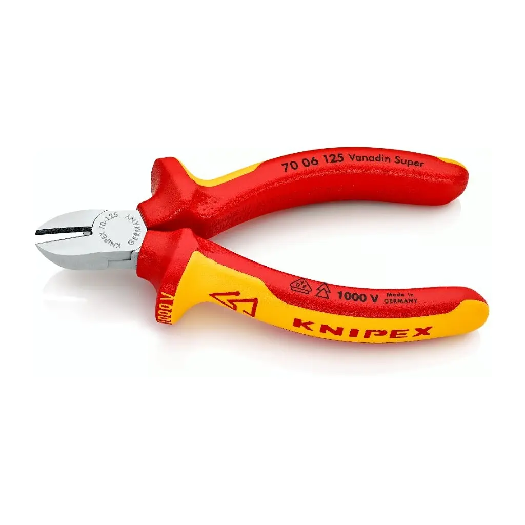 Кусачки KNIPEX бокові 70 06 125 (70 06 125) - фото 2