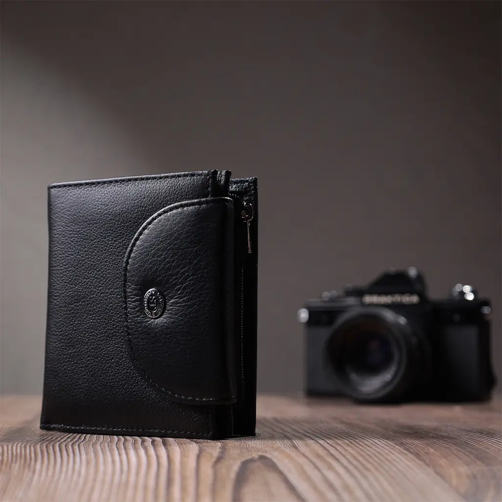 Жіночий шкіряний гаманець ST Leather 12х10х2 см acs0029425 - фото 10