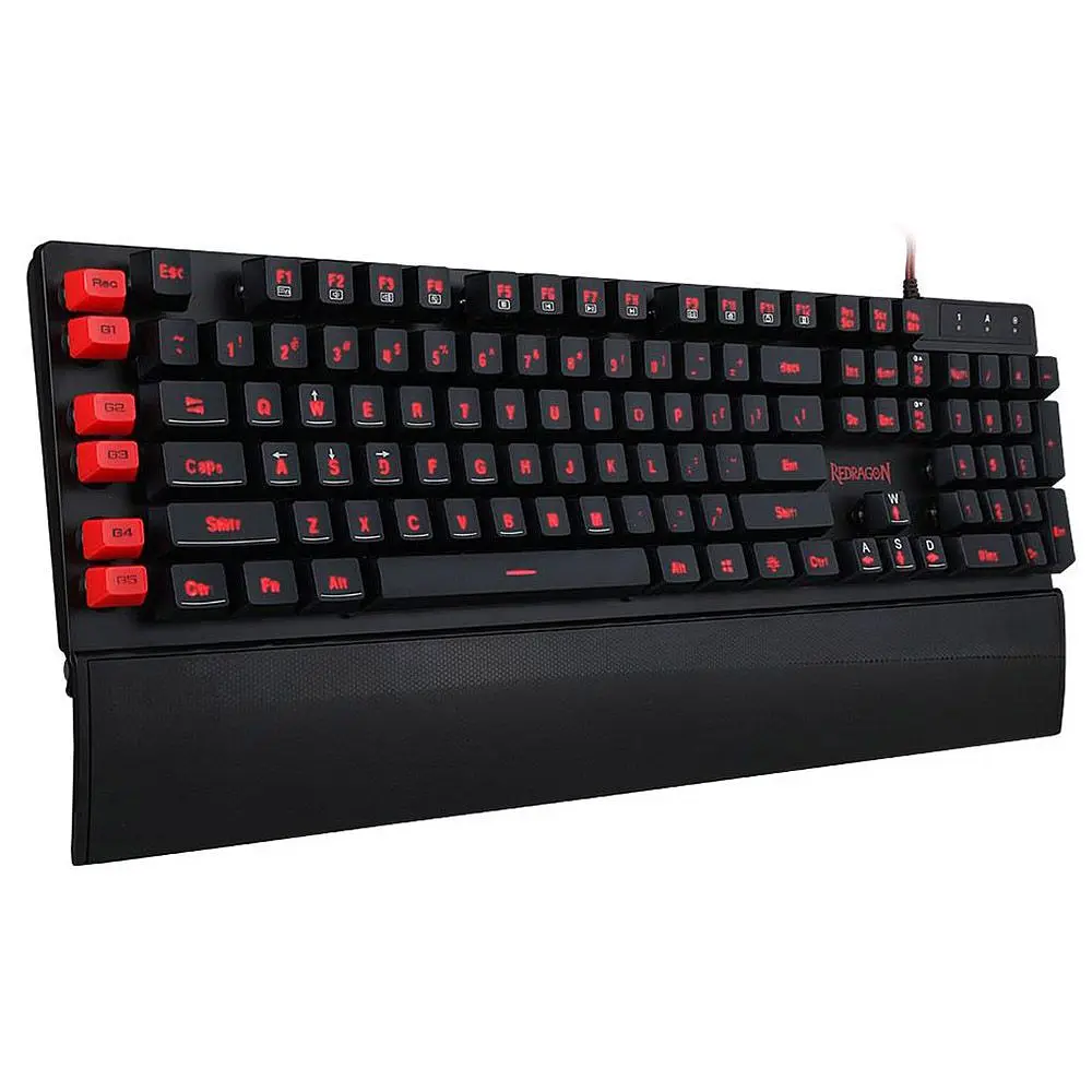 Клавіатура ігрова Redragon Yaksa K505 UKR, 7 кольорів AntiGhost USB (70392) - фото 8