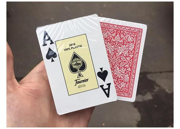 Карти гральні Fournier 2818 100% Plastic Jumbo Index (red blue) (PC_F2818PJI) - фото 9