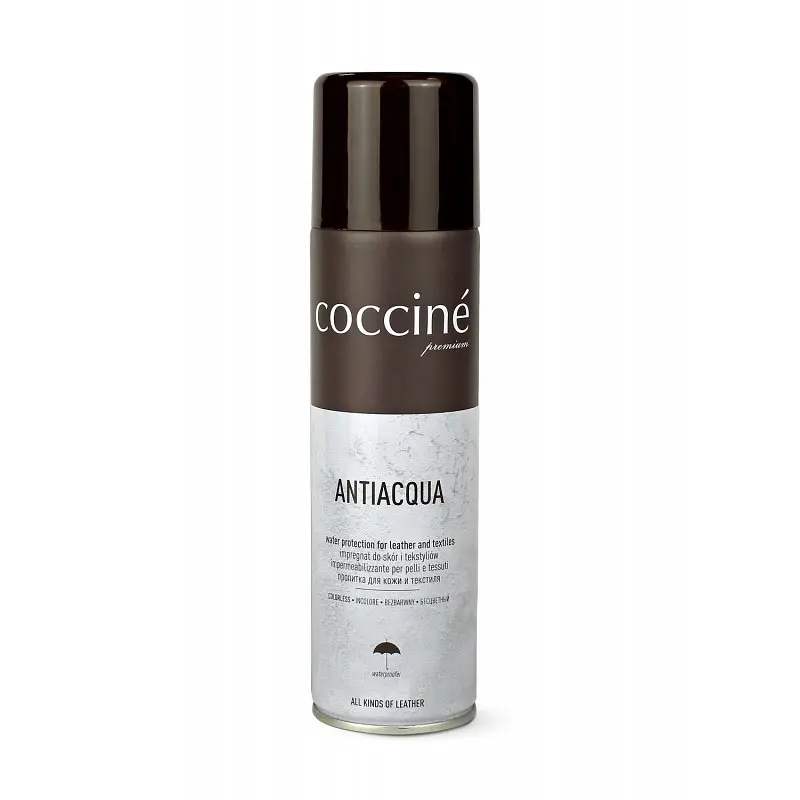 Coccine Antiacqua — універсальний водовідштовхувальний спрей для взуття, 250 мл, безбарвний