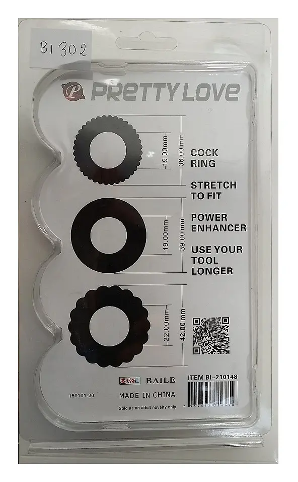 Ерекційні кільця TITAN cock ring set blue створені для продовження задоволення Baile 6603BI-210148; BI-210148 87321 - фото 6