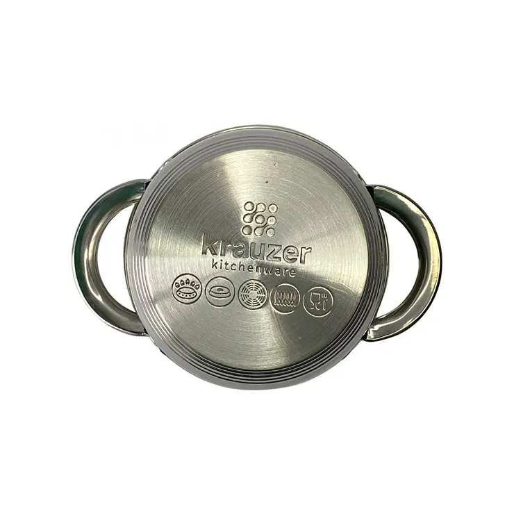 Кастрюля Krauzer Constant, со стеклянной крышкой, 12 см, 0,6 л (78001) - фото 2