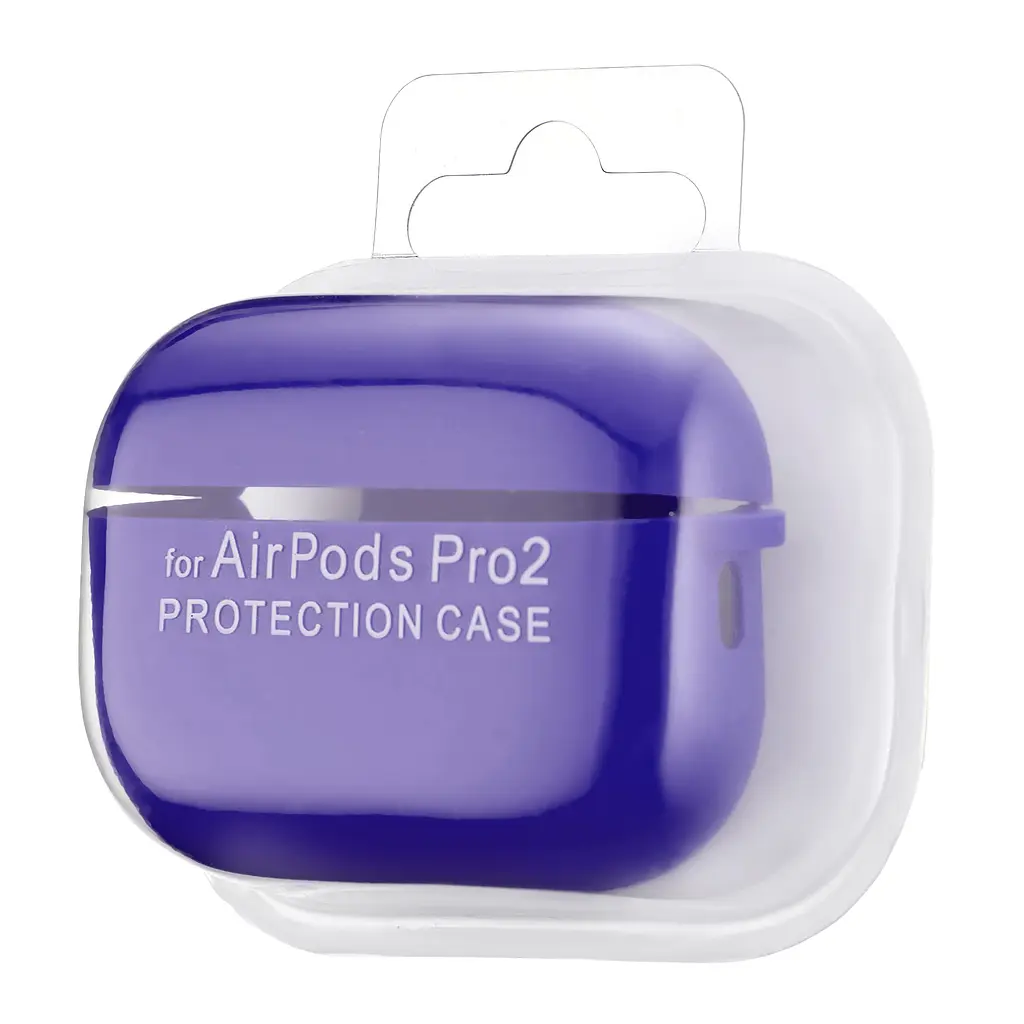 Чохол Silicone Case 2,5mm with microfiber for AirPods Pro 2 Deep Purple - фото 2