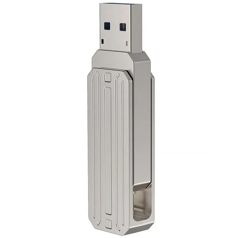 Флеш-накопитель WIWU WI-FD003 Infinite 2in1 Type-C USB 3.2 - 512GB Silver - фото 4