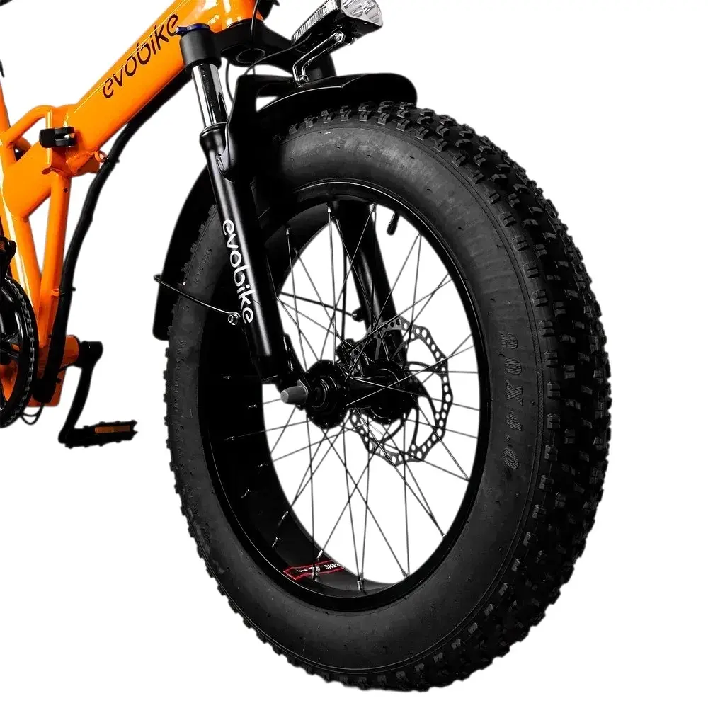 Електровелосипед EvoBike Storm V8S (1000W, 48V, 18Ah) Фетбайк Помаранчевий - фото 8