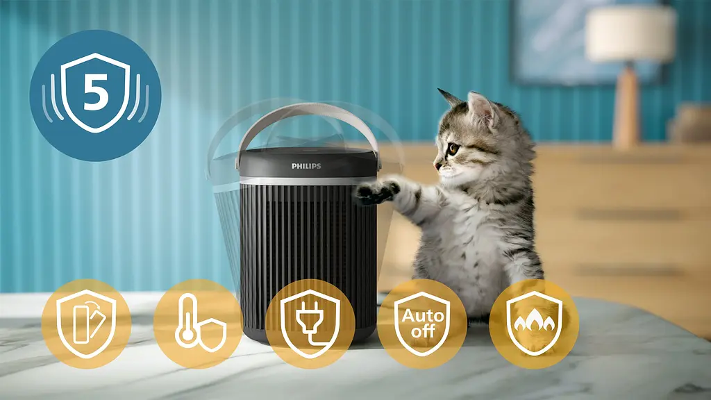 Термовентилятор Philips Series 3000 темно-серый (CX3120/01) - фото 9