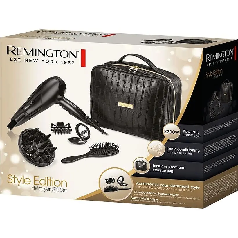 Фен Remington Style Edition D3195GP черный - фото 9