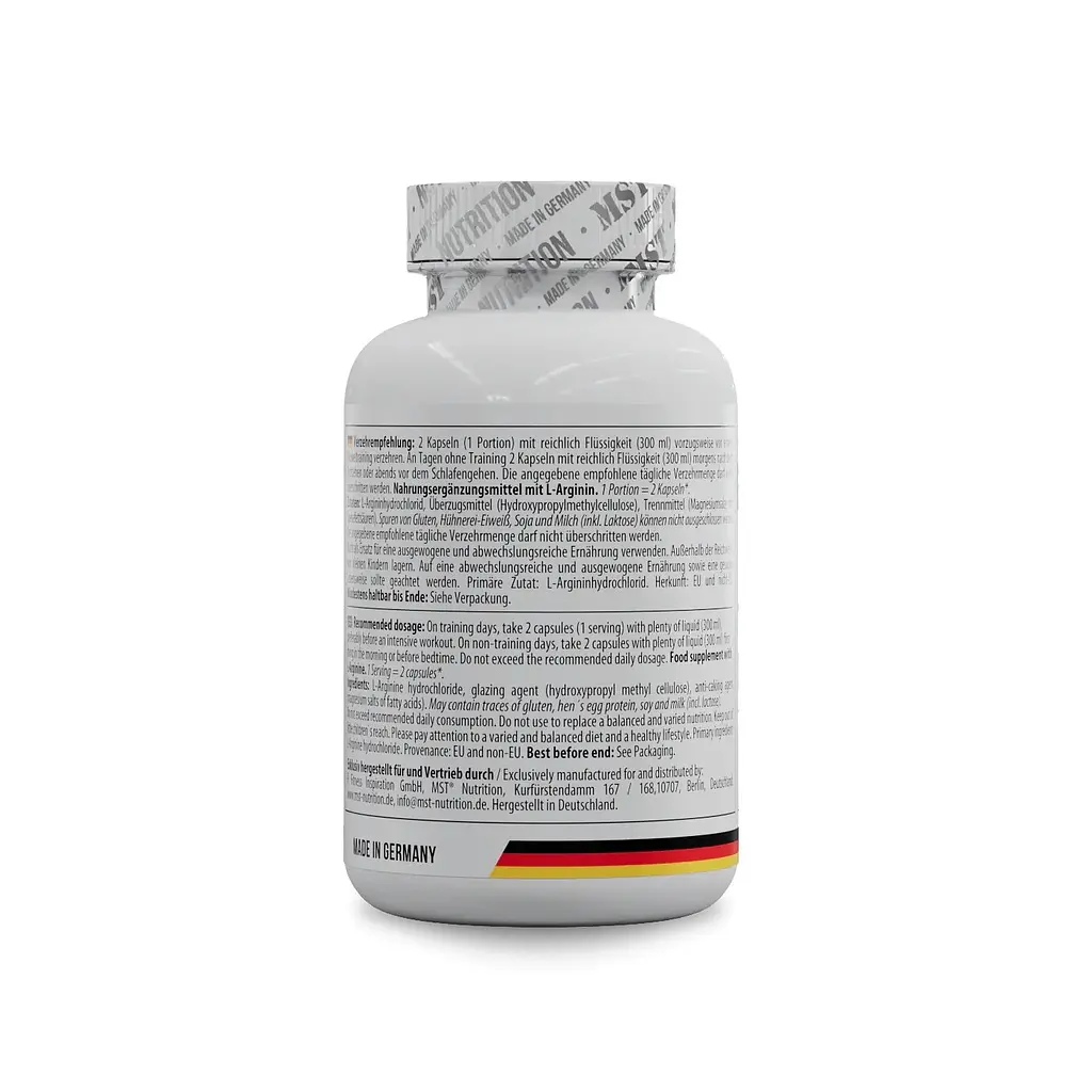 Амінокислота MST Nutrition L-Arginine, 120 капсул - фото 3