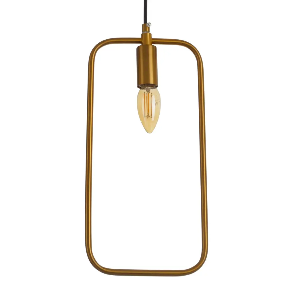 Люстра Brille подвесная лофт для кухни E14 40W BZ (BL-855S/1) - фото 3