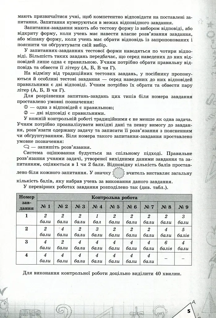 Математика 5 клас. Перевірка предметних компетентностей - фото 3
