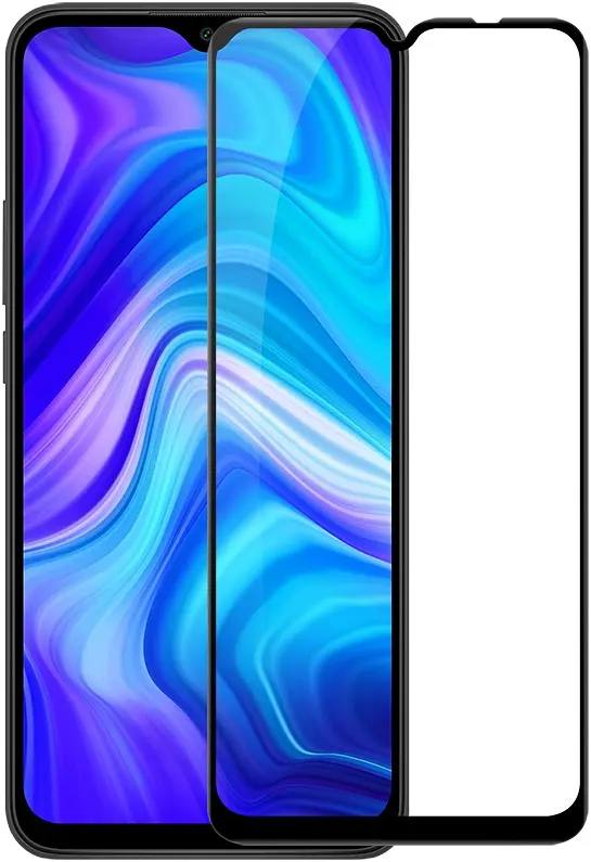 Захисне скло Tempered Glass 3D Full Glue Xiaomi Redmi 9/9A/Poco M3 black - фото 2