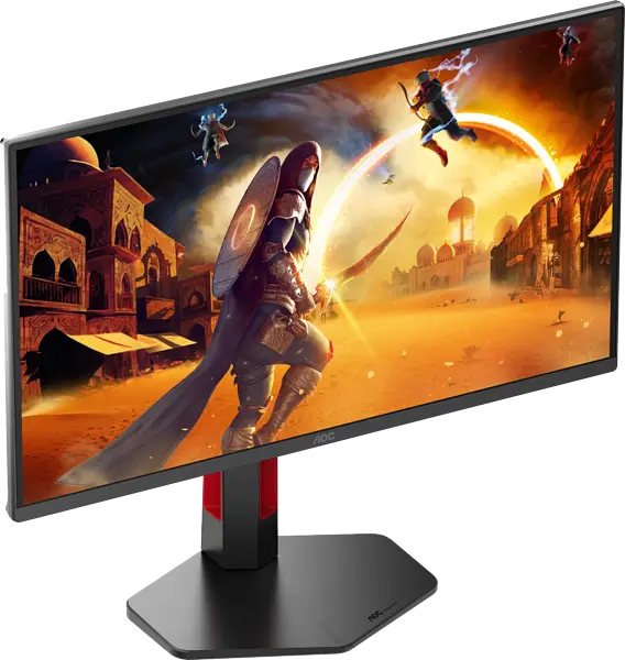 Монiтор 24.5" AOC Q25G4SR Black/Red - фото 2