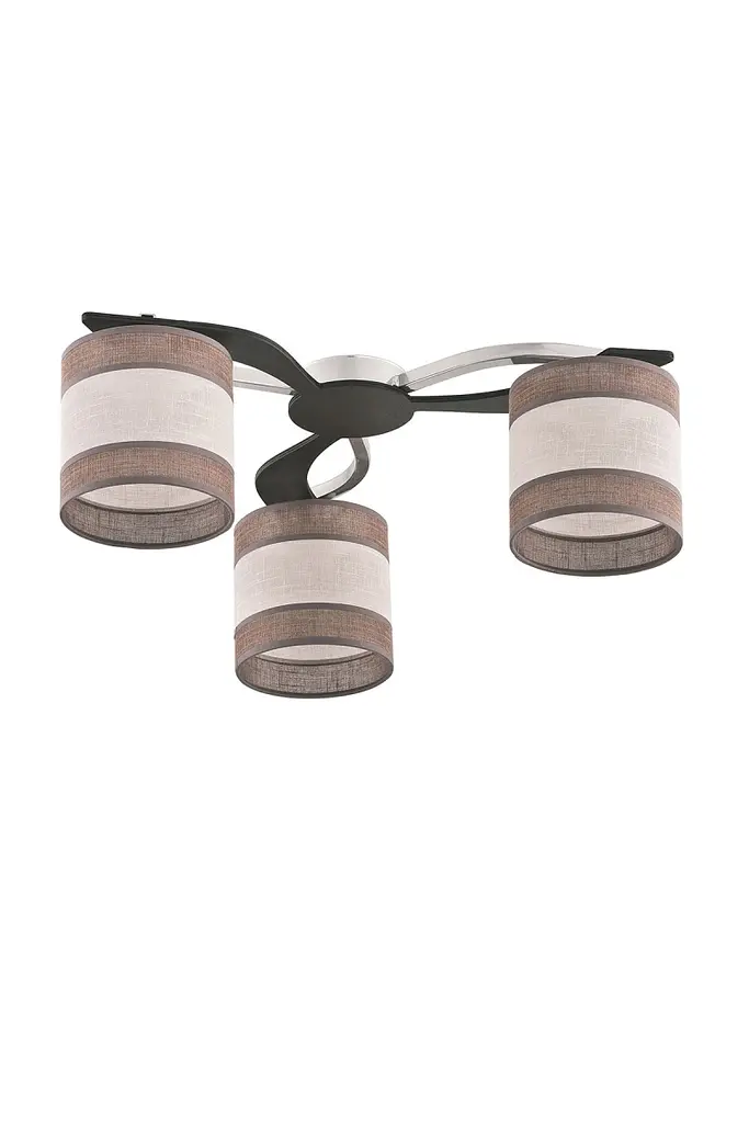 Люстра потолочная Nowodvorski с абажуром в спальню E27 60W BR (NOWODVORSKI 337S/3) - фото 2