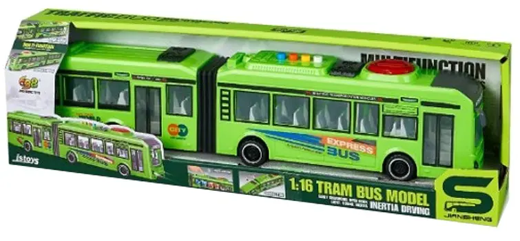 Іграшка CARS S Автобус зелений 1:16 (CJ-4358581) (7259632) - фото 2