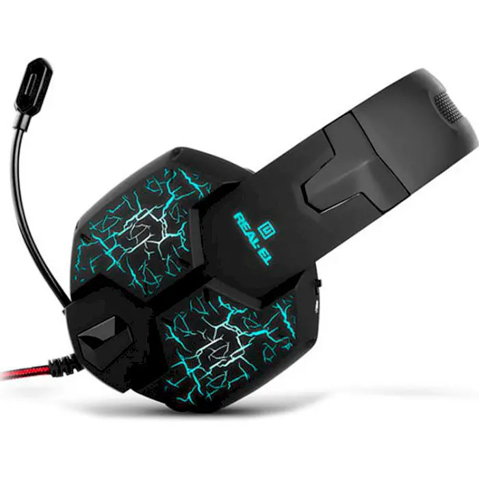 Ігрова гарнітура Real-EL GDX-7750 Black-Red (EL124100048) - фото 4