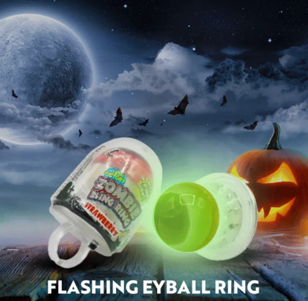 Льодяник у формі кільця Crazy Candy Factory Zombie Bling Ring 15 г - фото 3