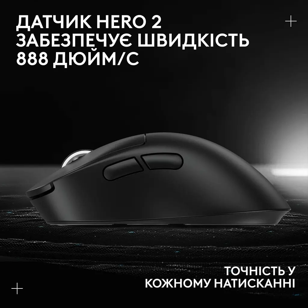 Миша Logitech G Pro X Superlight 2 DEX Black (910-007357) - фото 13