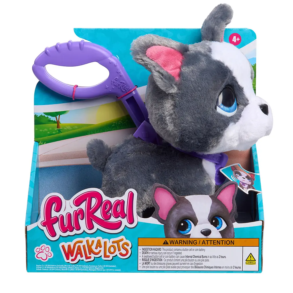 Інтерактивна іграшка FurReal серії Walk-a-lots Французький бульдог (28161) - фото 2