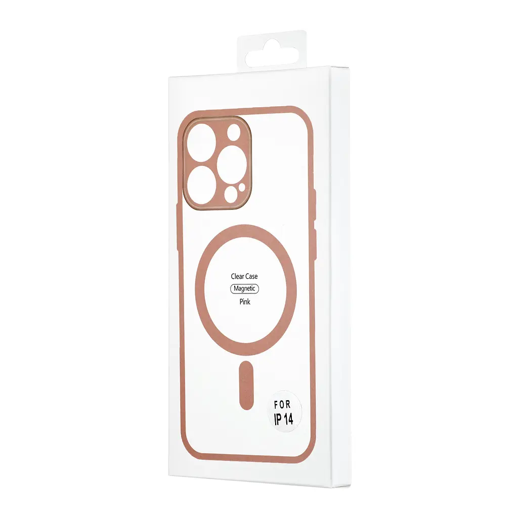 Чохол Color Edge with MagSafe (Protected Camera) iPhone 14 Pink - фото 2