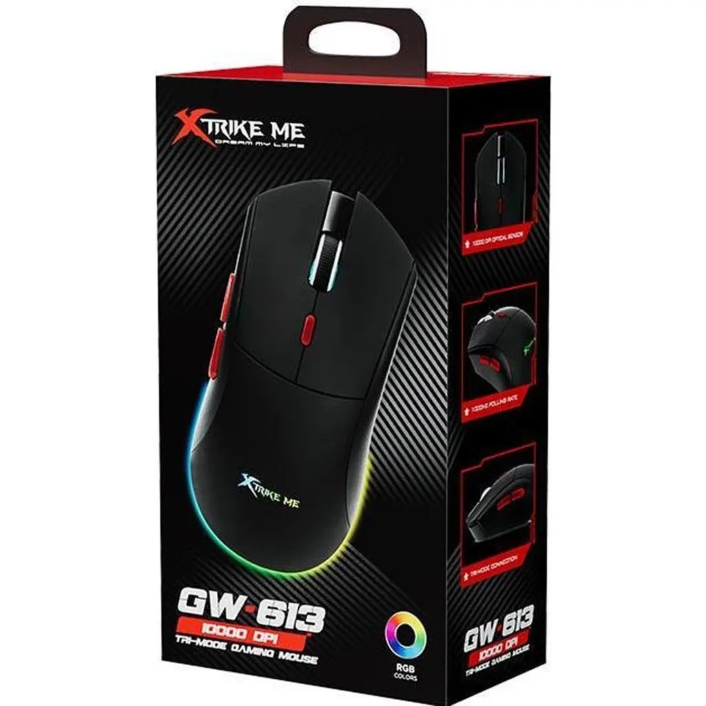 Миша XTRIKE ME GW-613 Black [149350] - фото 6