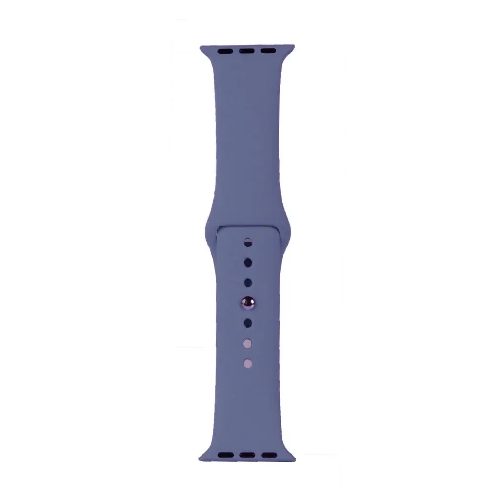 Ремінець Apple Watch Silicone 38/40/41 мм Lavender Сірий L (28) (46) - фото 2