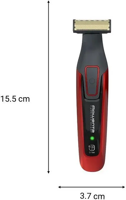 Тример Rowenta Forever Sharp Comfort TN6040F4 для бороди червоно-сірий - фото 3