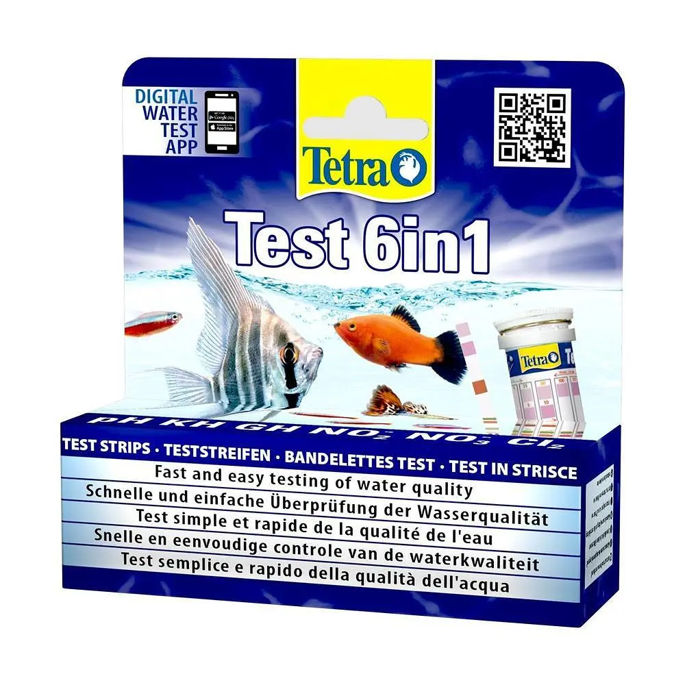 Набір індикаторних тестів для води Tetra Test 6in1 10 шт - фото 2