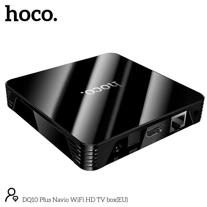 Приставка на Android - Hoco DQ10 Navio WiFi HD TV box DQ10 WiFi 2.4g + 5g 4K - 4 / 32 GB пам'яті - фото 6