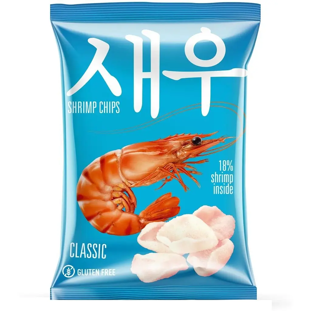 Набір: Чипси Shrips креветкові класичні 50 г + Напій Spraga Комбуча Яблуко та Груша слабогазований 330 мл з/б - фото 2