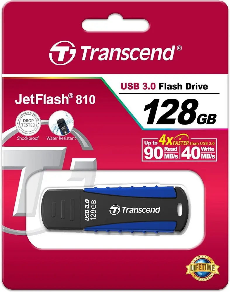 USB Flash накопичувач Transcend 128GB JetFlash 810 (TS128GJF810) - фото 4