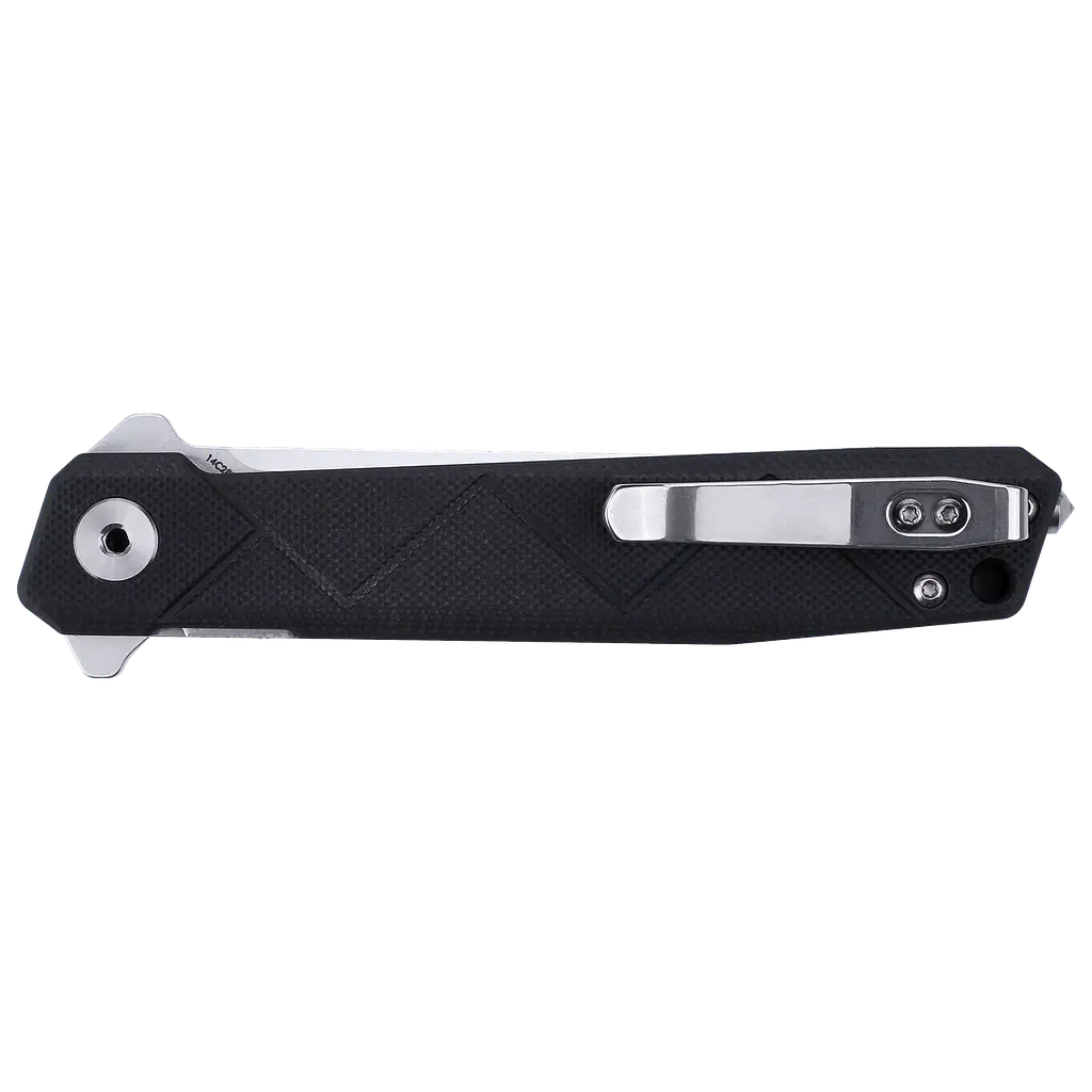 Ніж складаний туристичний Ruike P127-B/(9.1 см) 14C28N/G10 + steel 420 чорний - фото 3