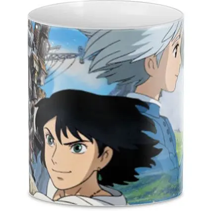 Кухоль GeekLand Ходячий Замок Хаула Howls Moving Castle Діана Вінн Джонс 330 мл білий - фото 2