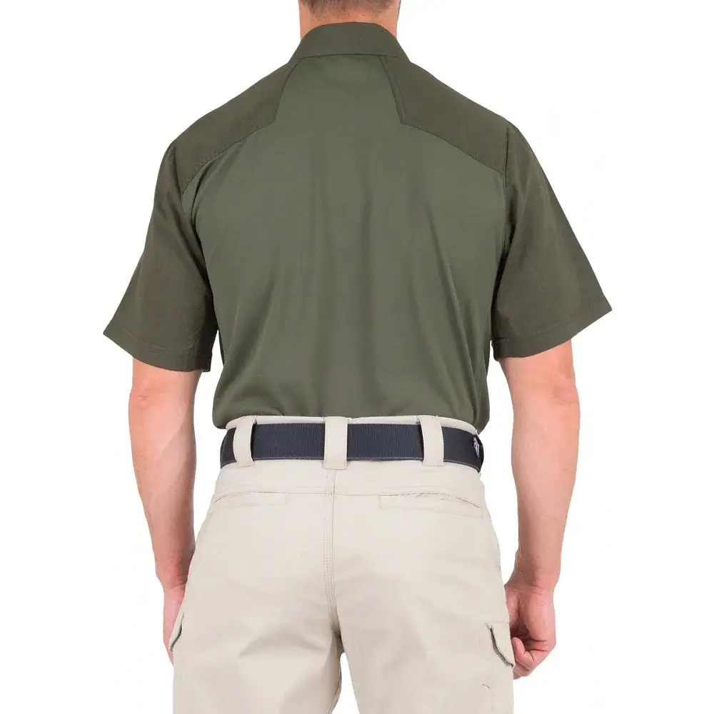 Теніска поло First Tactical Men’s V2 Pro Performance Short Sleeve Shirt L Green - фото 2