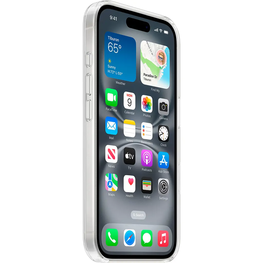 Чохол Clear Case with MagSafe для Apple iPhone 16 Transparent AAA [115938] - фото 2