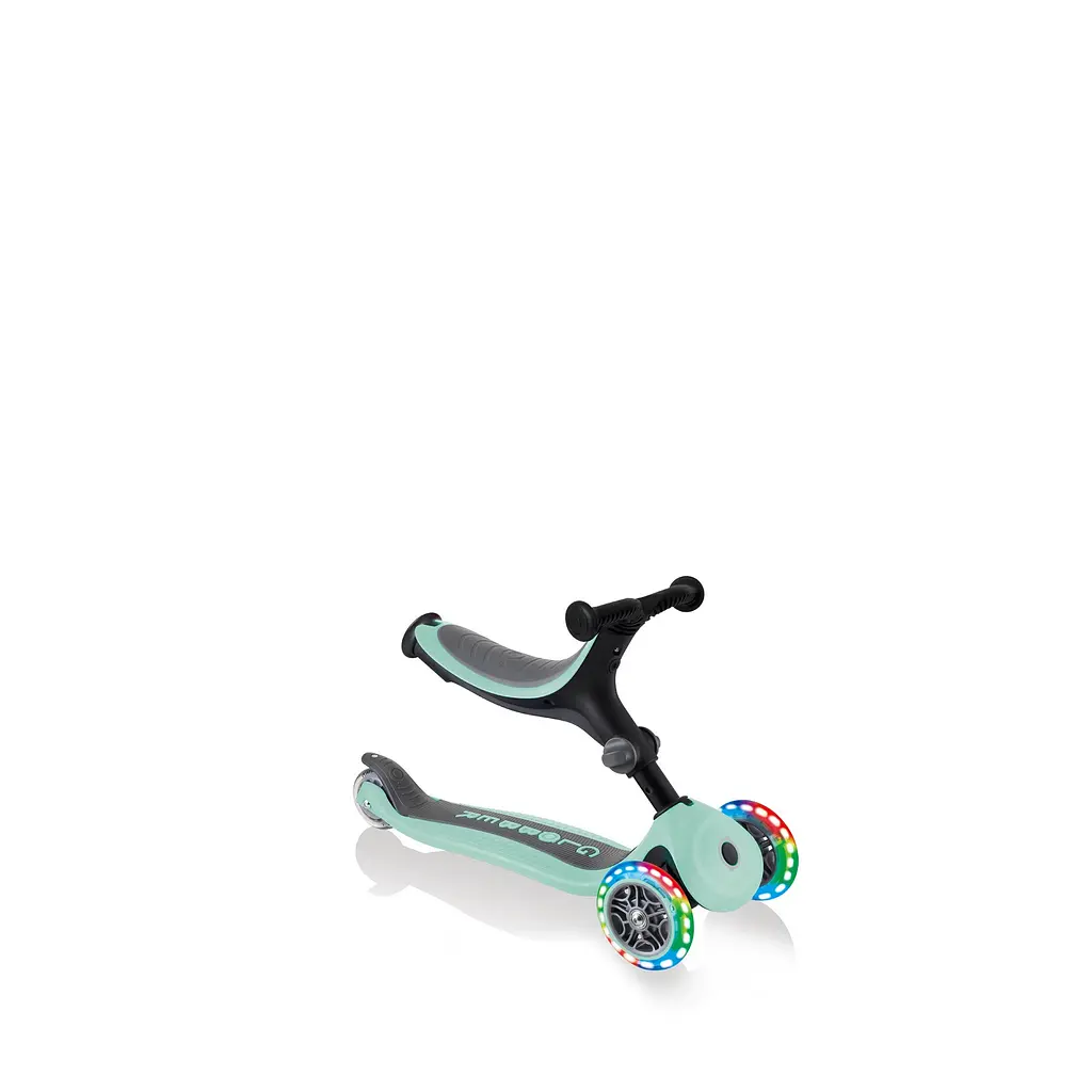 Самокат Globber Go up foldable plus lights, мятный (743-206) - фото 8