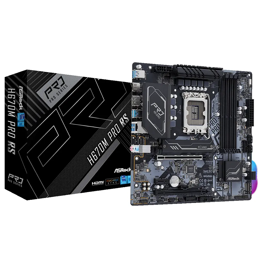 Материнська плата ASRock H670M PRO RS - фото 4
